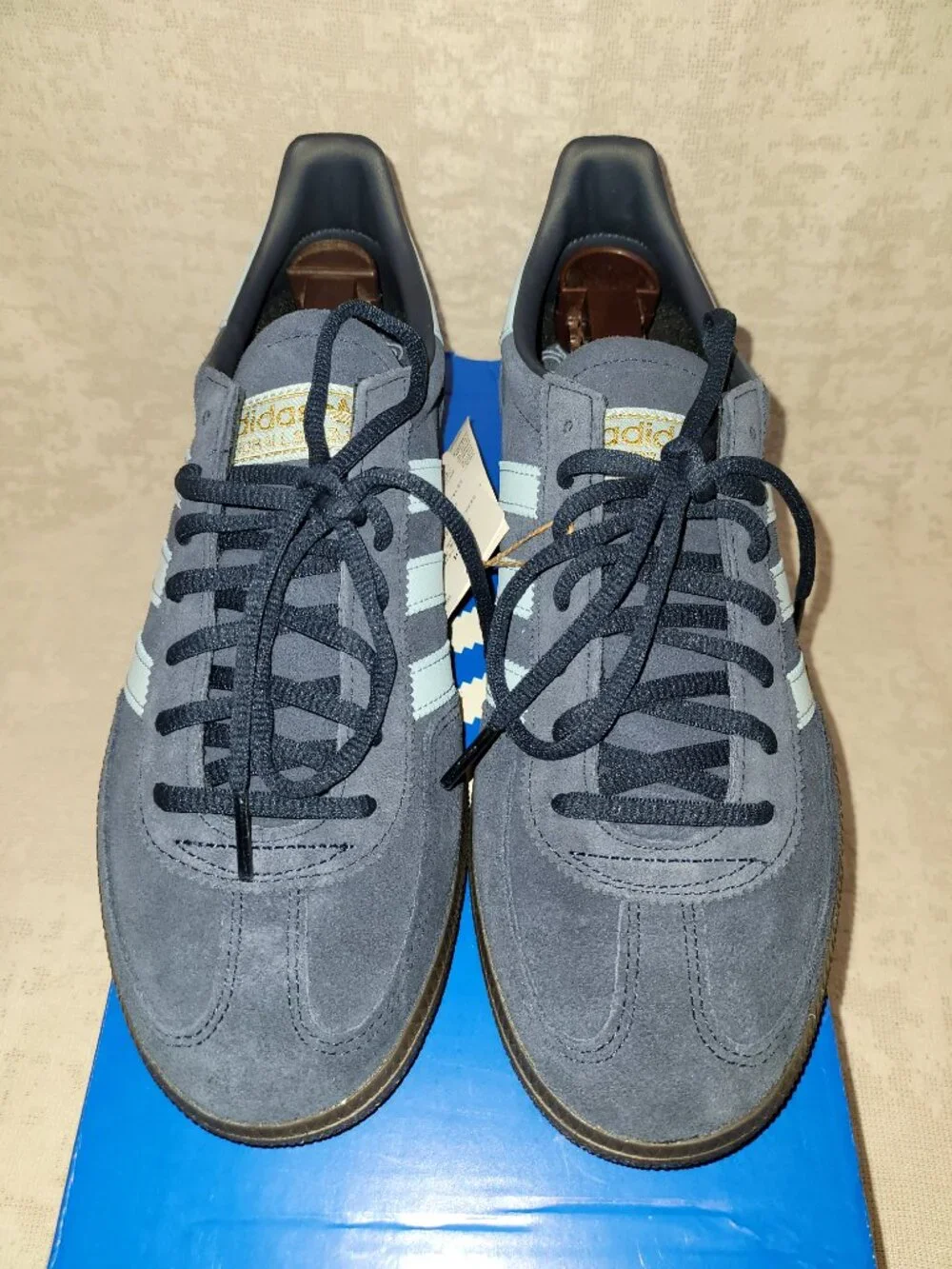 Adidas Handball Spezial Shoes Navy Blue Clear Sky BD7633 Mens Size 8.5 BRAND NEW - Picture 12 of 16